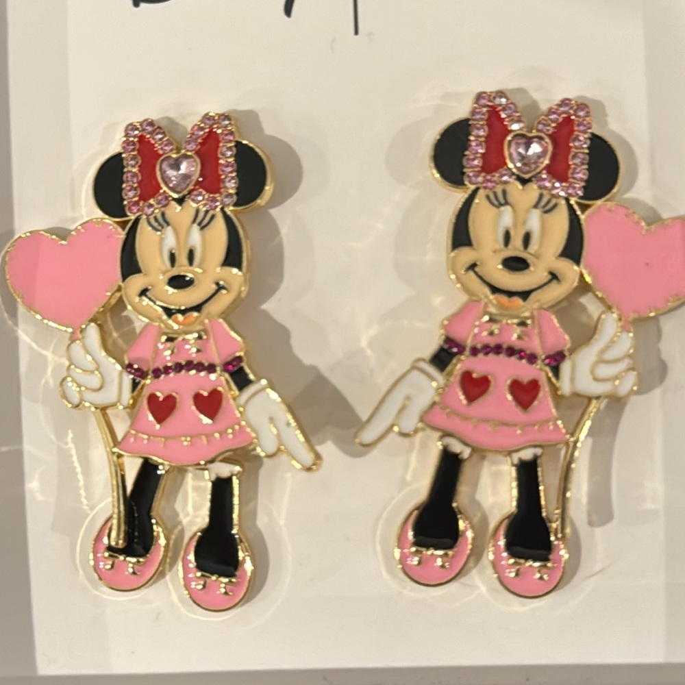 Disney BaubleBar Minnie Mouse Earrings - Picture 3 of 4